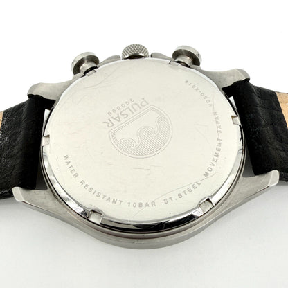 Pulsar VD50-X019 Chronograph Watch – Black Dial – 100m – 44mm