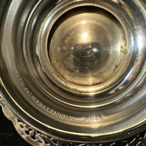 Antique Silver Plate Bon Bon Dish - Regis Plate EPNS N1838