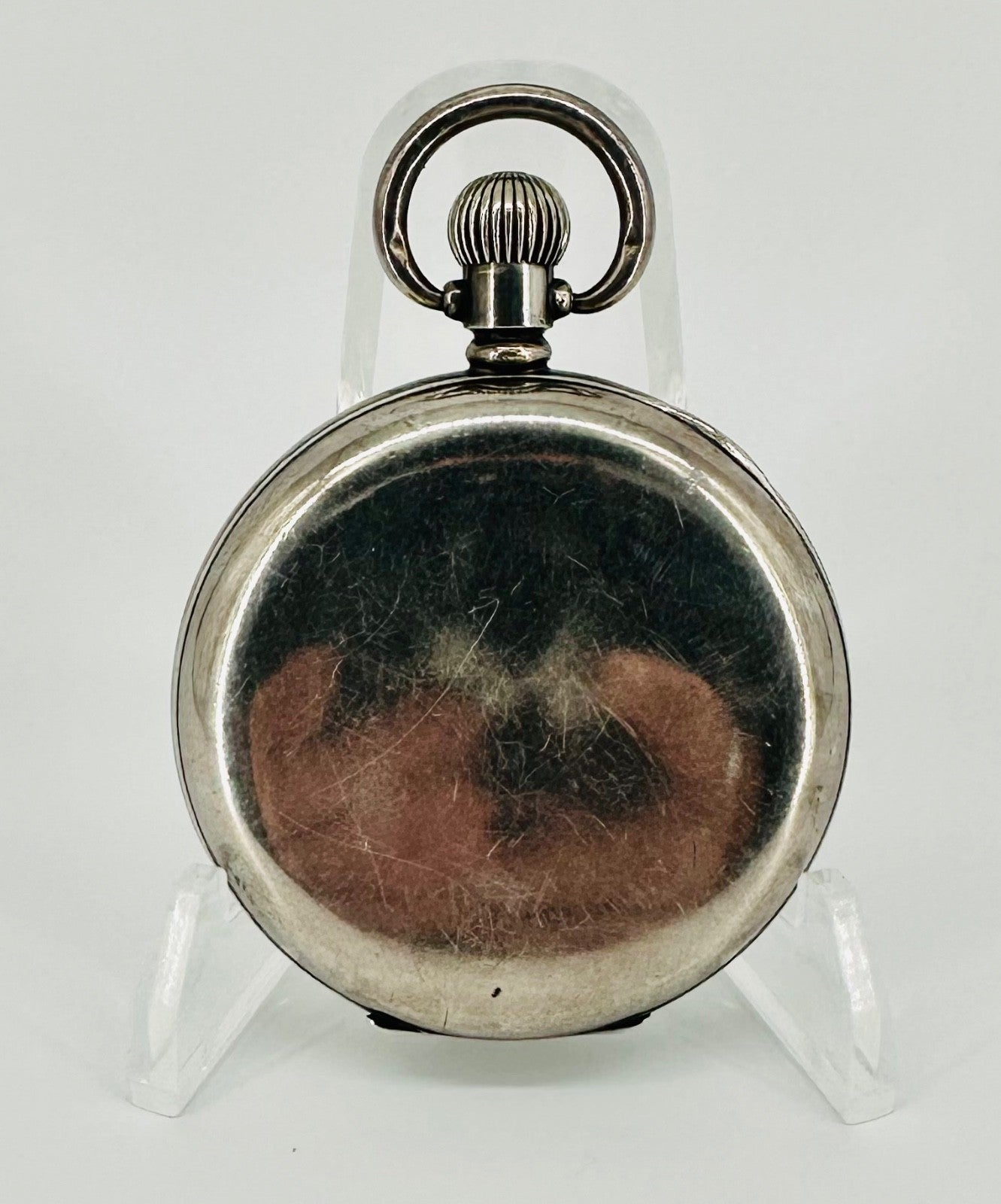 Antique Silver Pocket Watch - Dimier Frères & Co. - Birmingham 1920 - Working