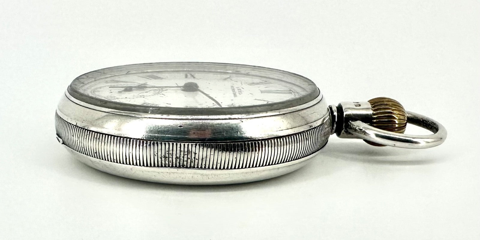 Antique Silver Waltham Pocket Watch, Bond St. Grade, 13 Jewels, 1898 - Working