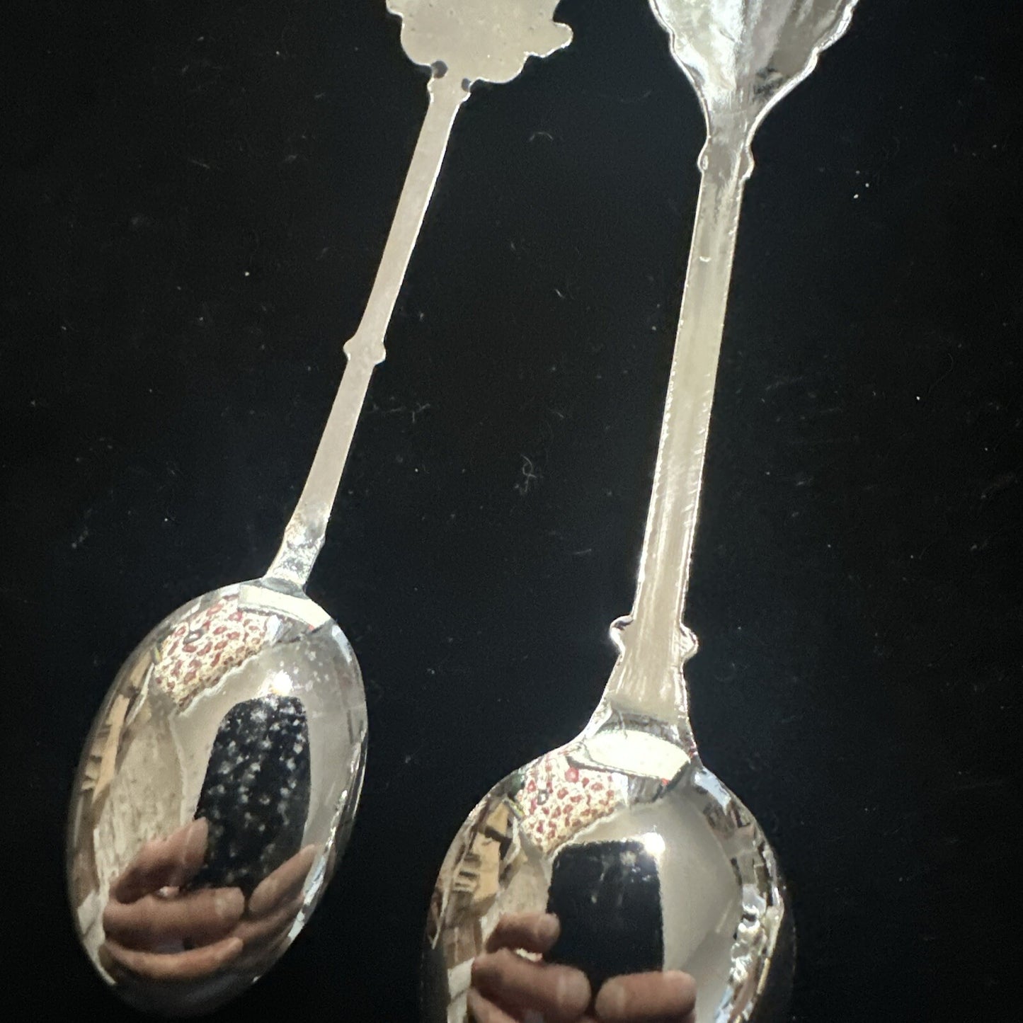 Pair of Rome Souvenir Spoons