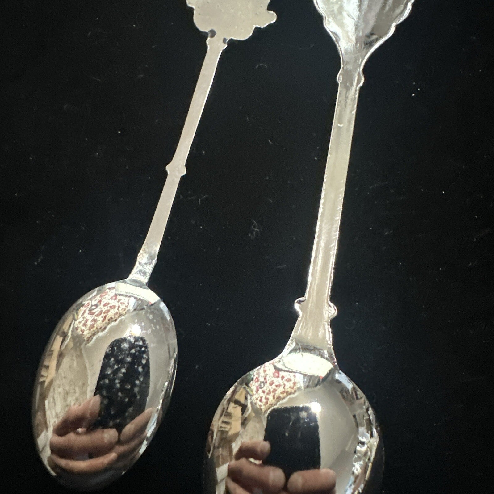 Pair of Rome Souvenir Spoons