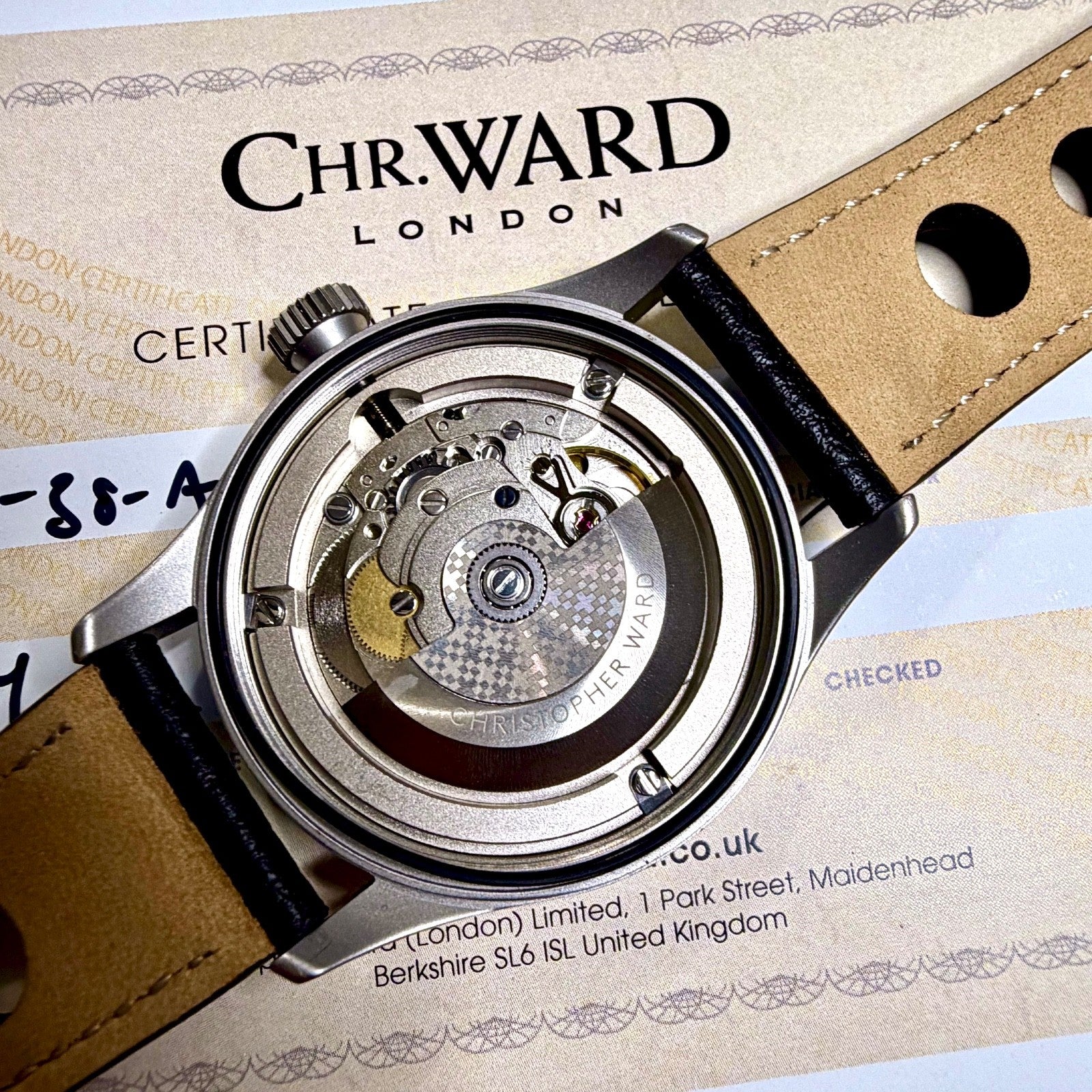 Christopher Ward C8 Flyer Automatic Mk I – Boxed, Cert, 2017, Excellent