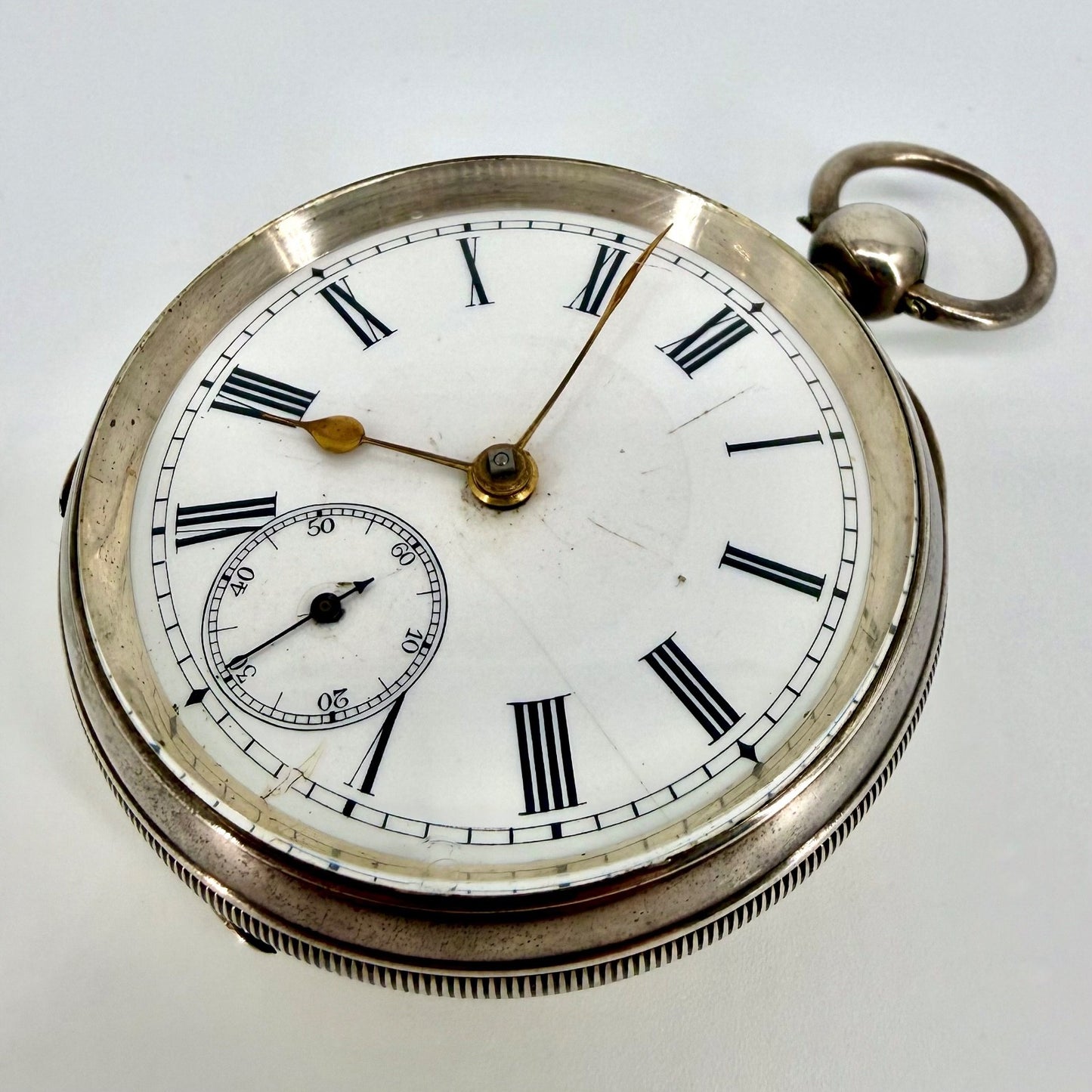 Antique Silver Pocket Watch - Birmingham 1900, Alfred Wigley – Working