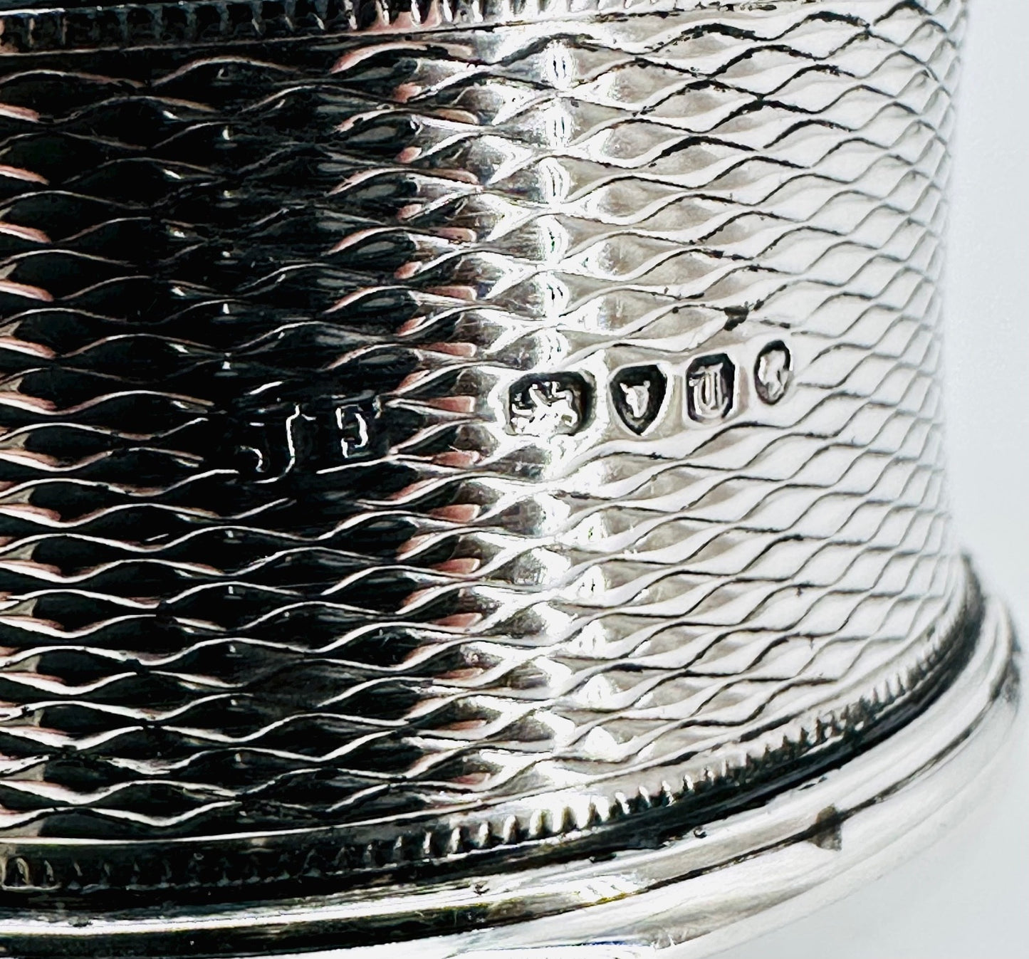 Antique Sterling Silver Napkin Ring – London 1854 – John Evans II