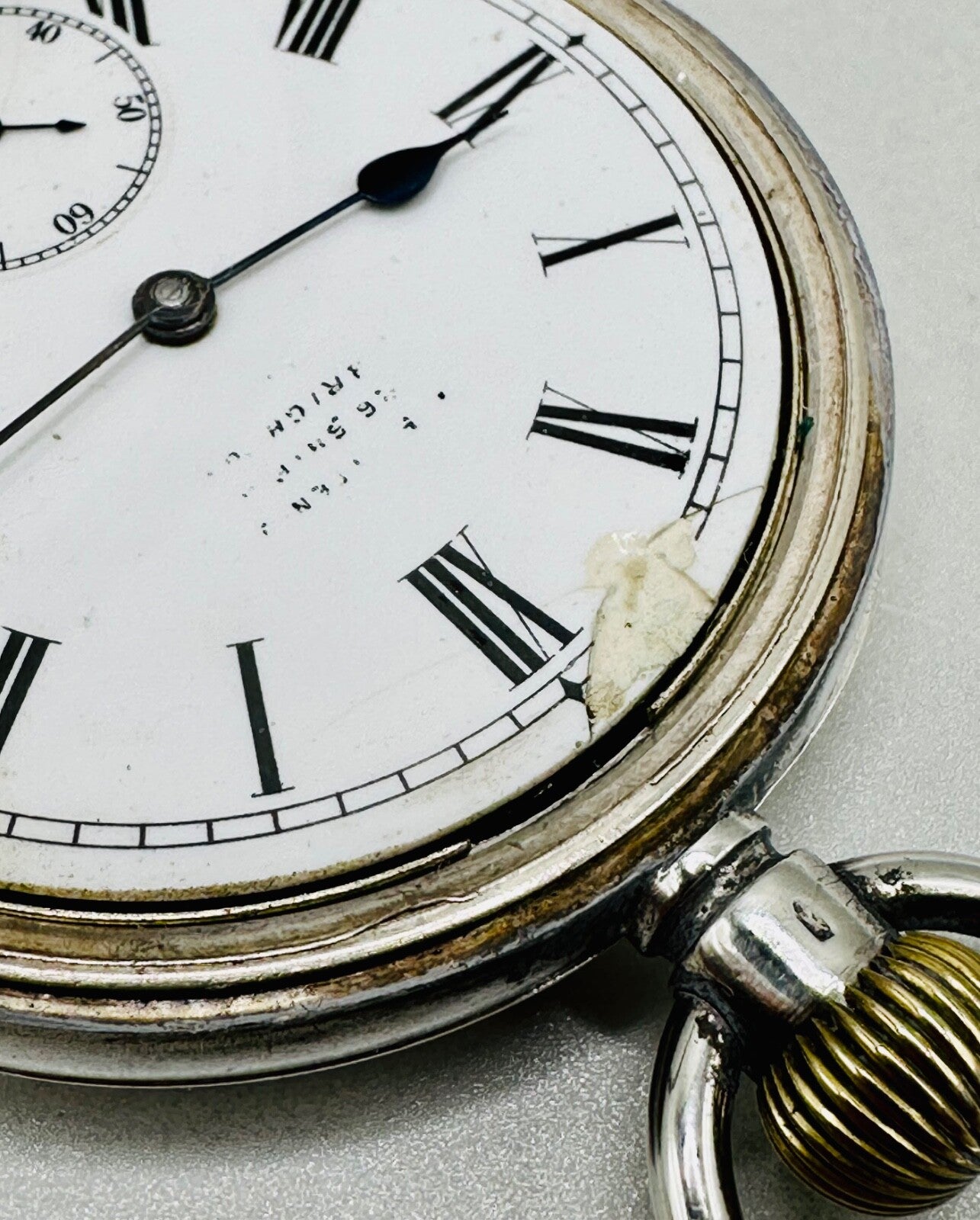 Antique Omega 935 Silver Pocket Watch (1894-1899) – Good Working Condition