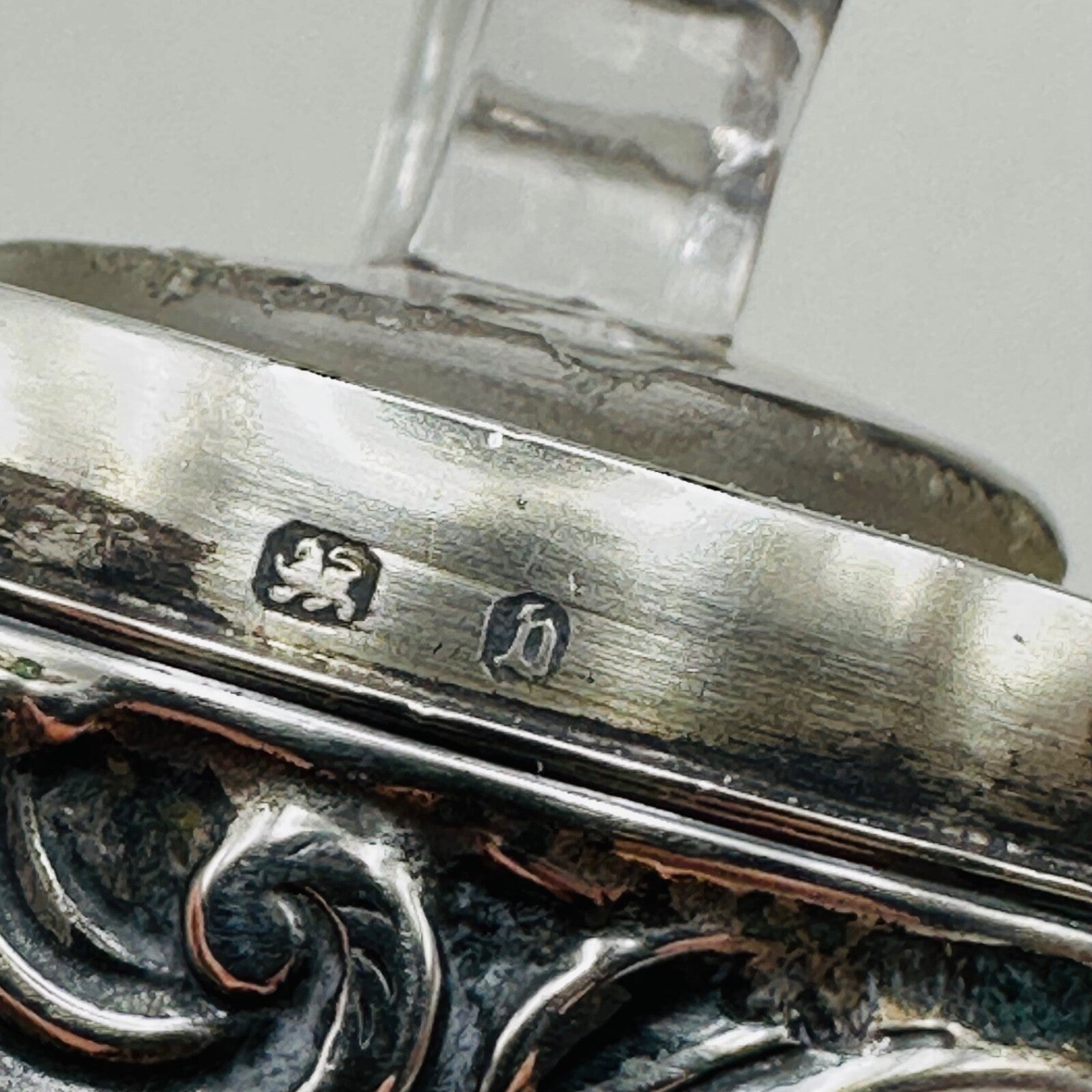 Antique Victorian Solid Silver Scent Perfume Bottle - Henry Matthews 1876