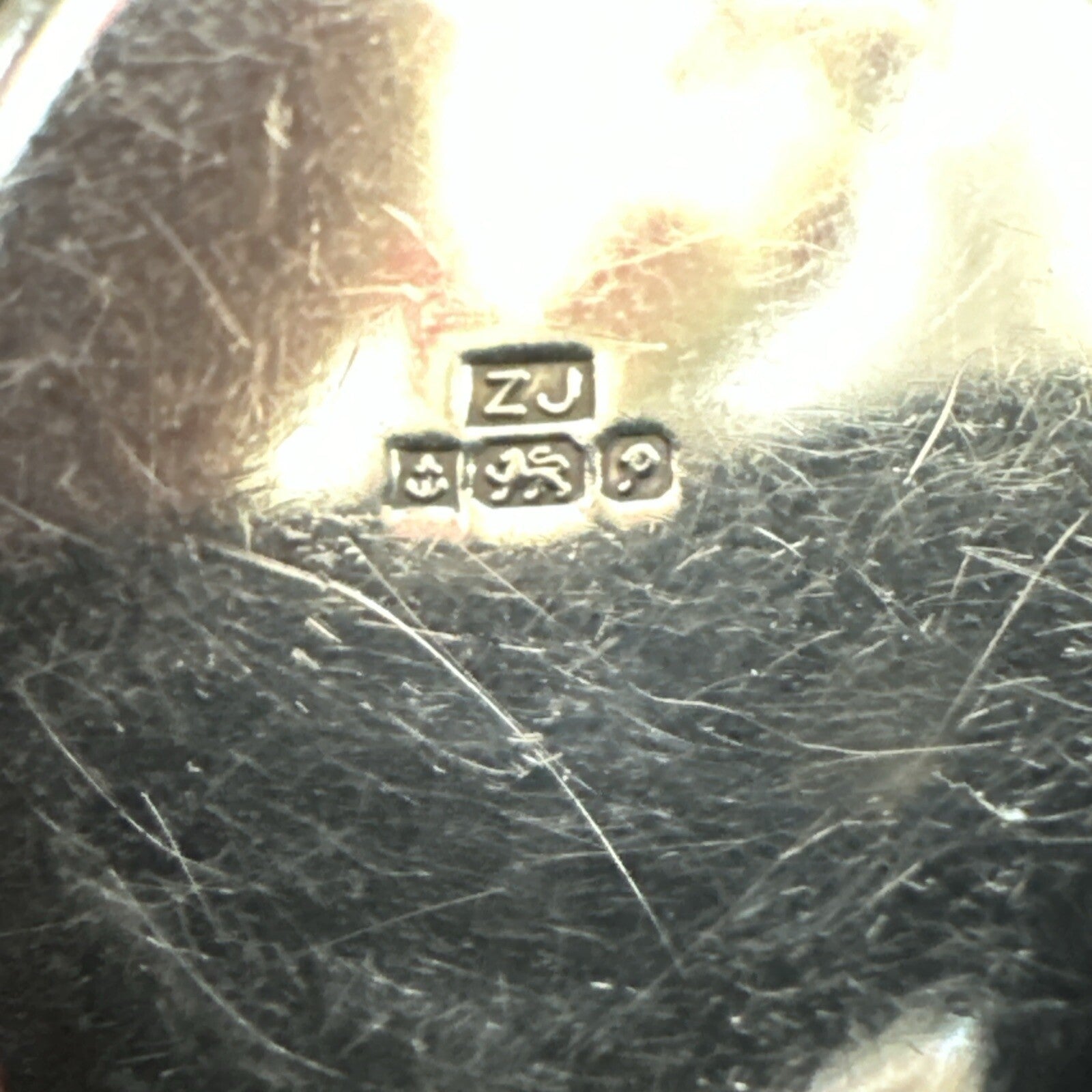 Vintage Silver Locket Pendant - Birmingham 1989 Zales Jewellers