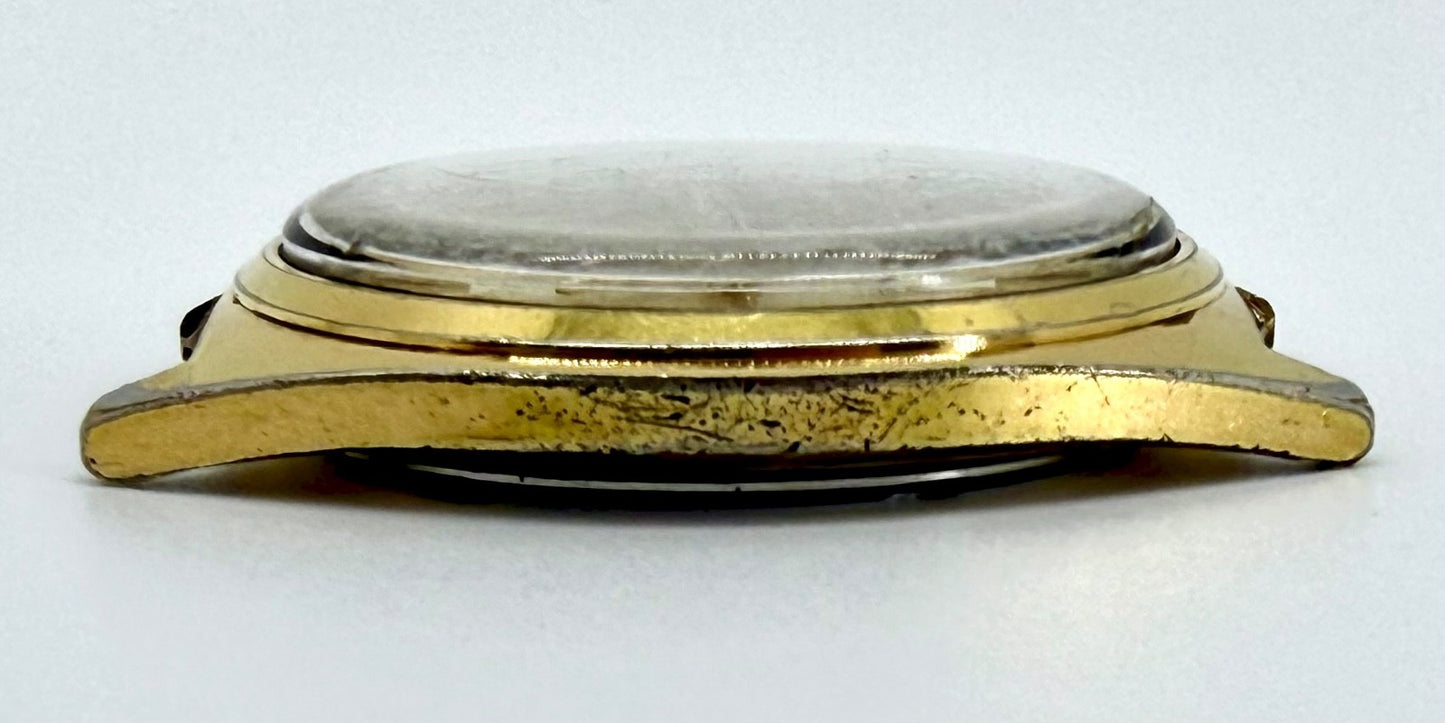 Vintage Lorus Quartz Watch – Gold Tone Case – Date – Working