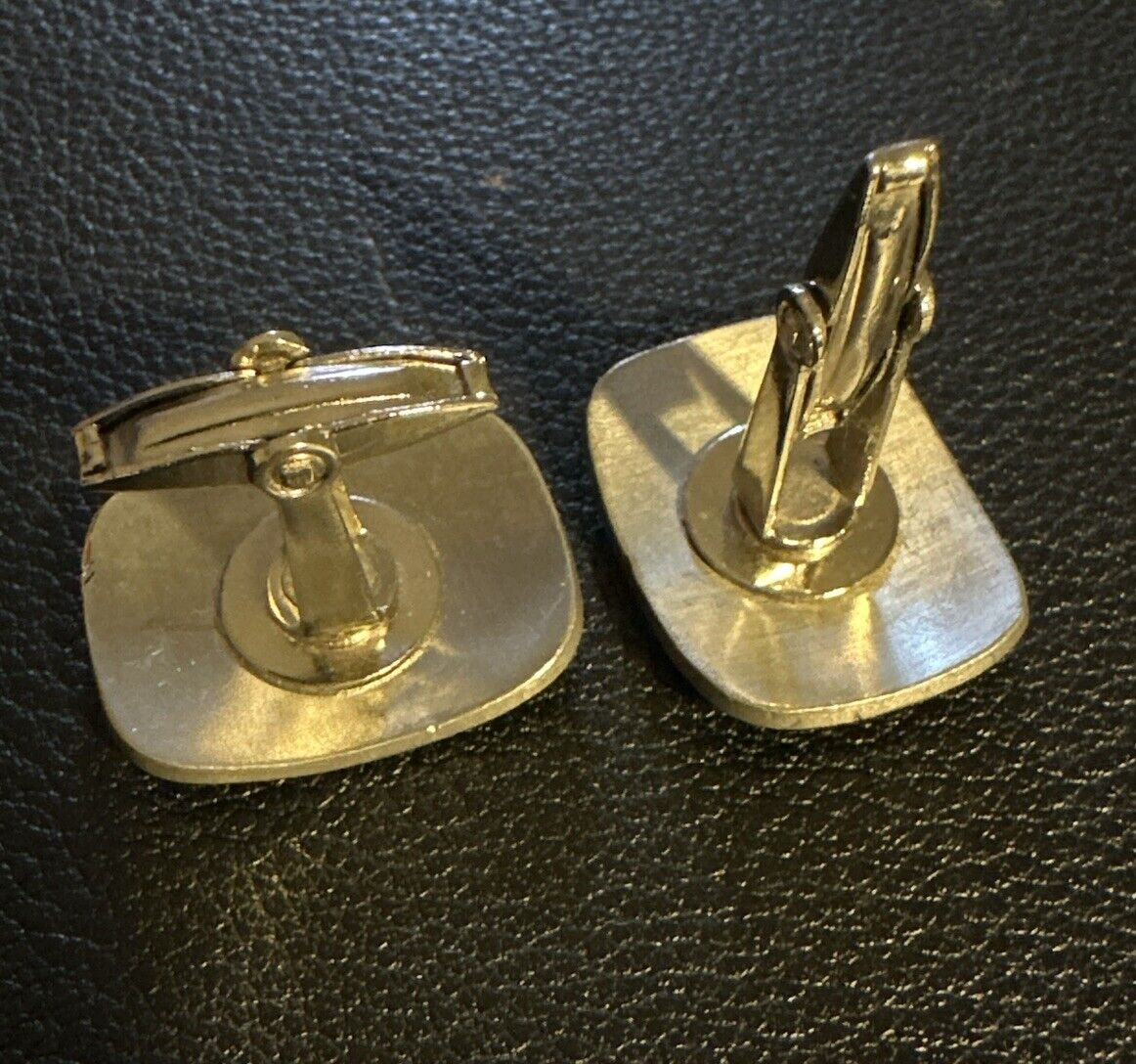 Vintage Stainless Steel Cufflinks