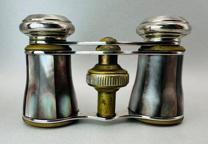 Antique Mother of Pearl Opera Glasses with Case – Excellent Condition