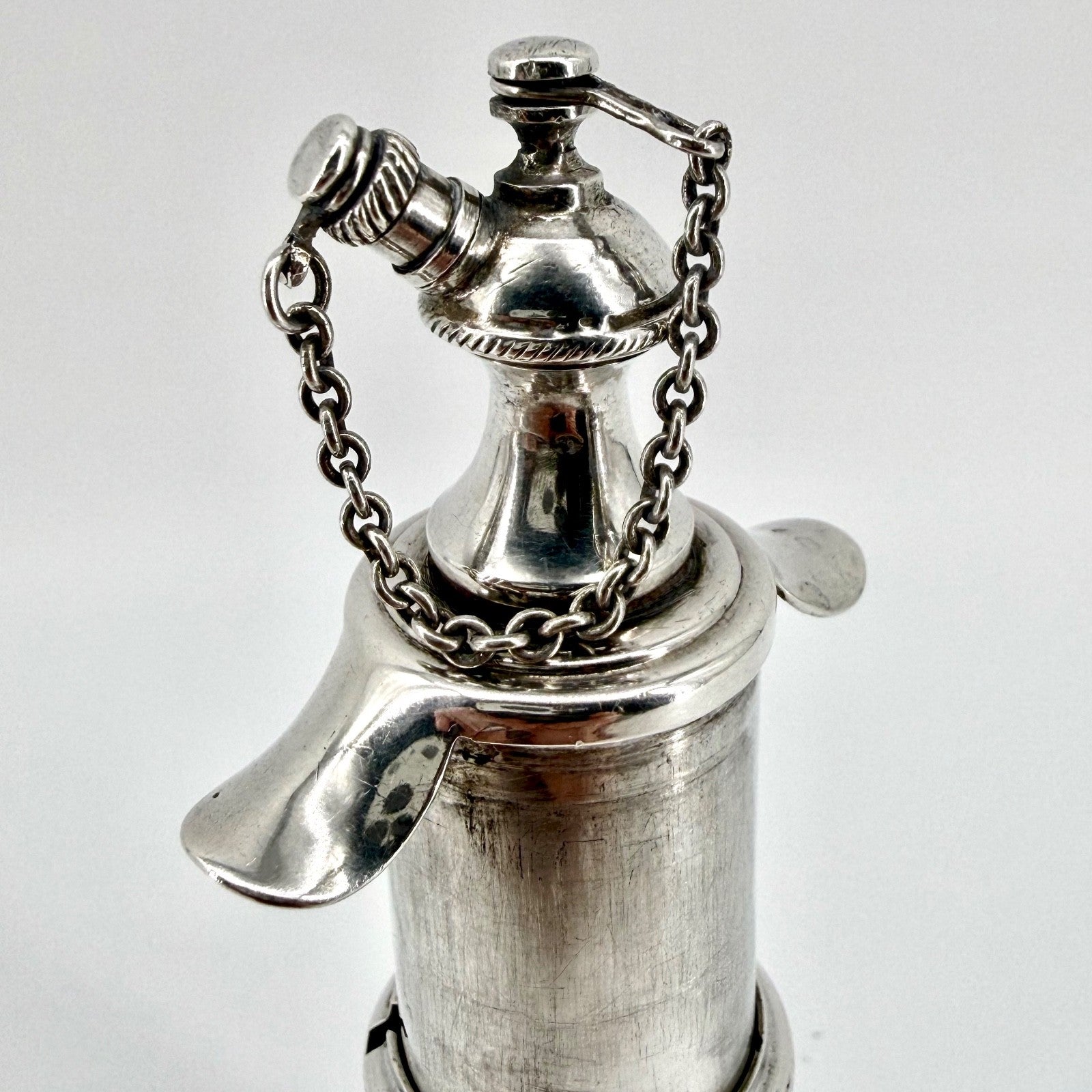 Antique Sterling Silver Scent Bottle / Atomiser – London Import 1913