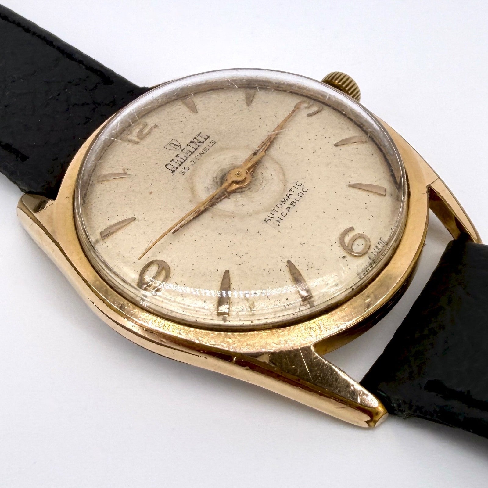 Vintage Allaine Automatic Watch – Felsa 4000 – 30 Jewels – c.1950s Swiss