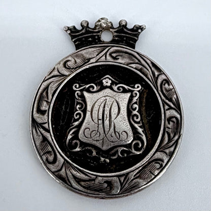 Antique Silver Football Fob Medal – Birmingham 1921 – Thomas Fattorini