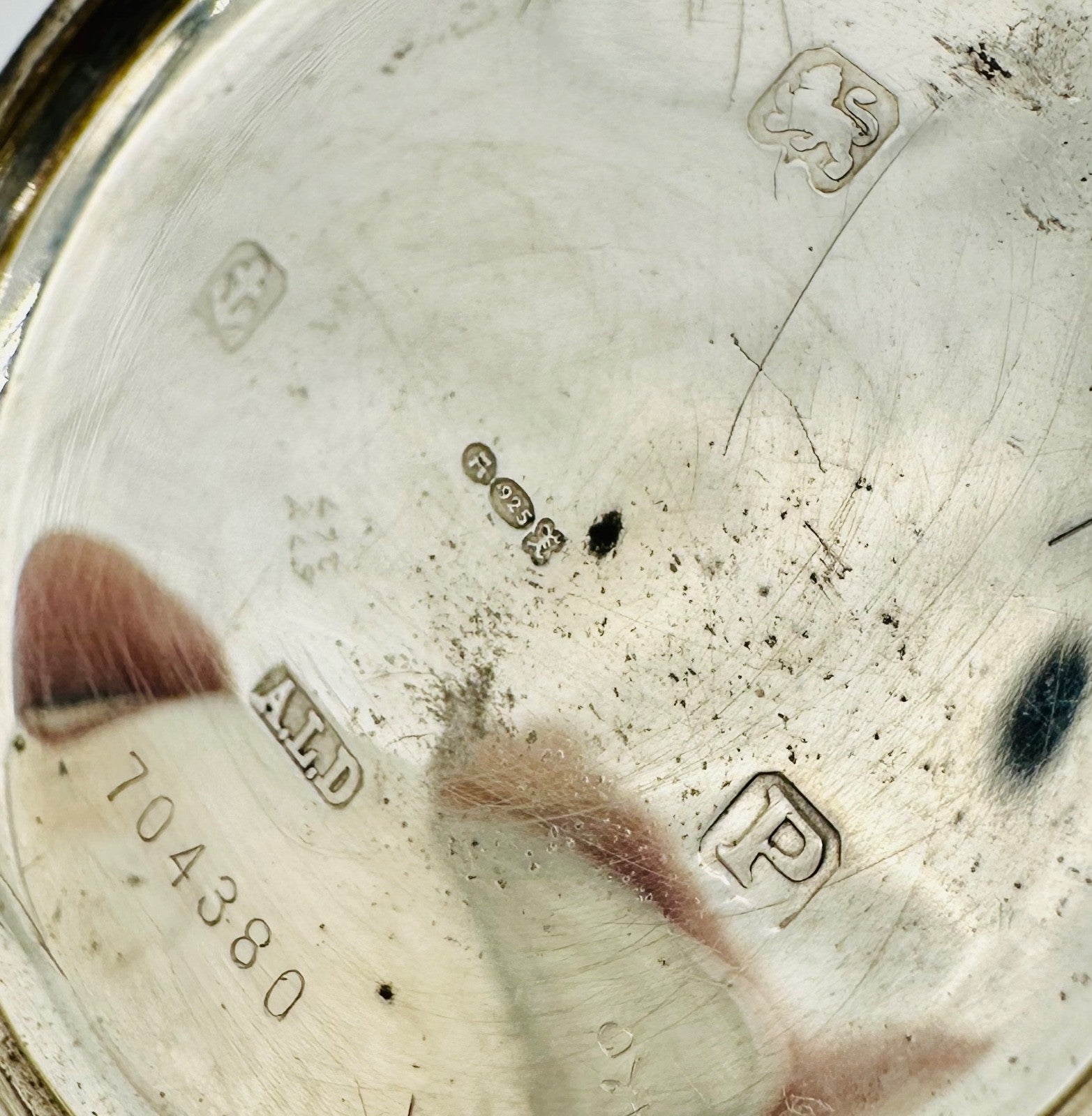 Antique Silver Dennison Cased Pocket Watch – 1939 Dublin Import Marks, 15 Jewels
