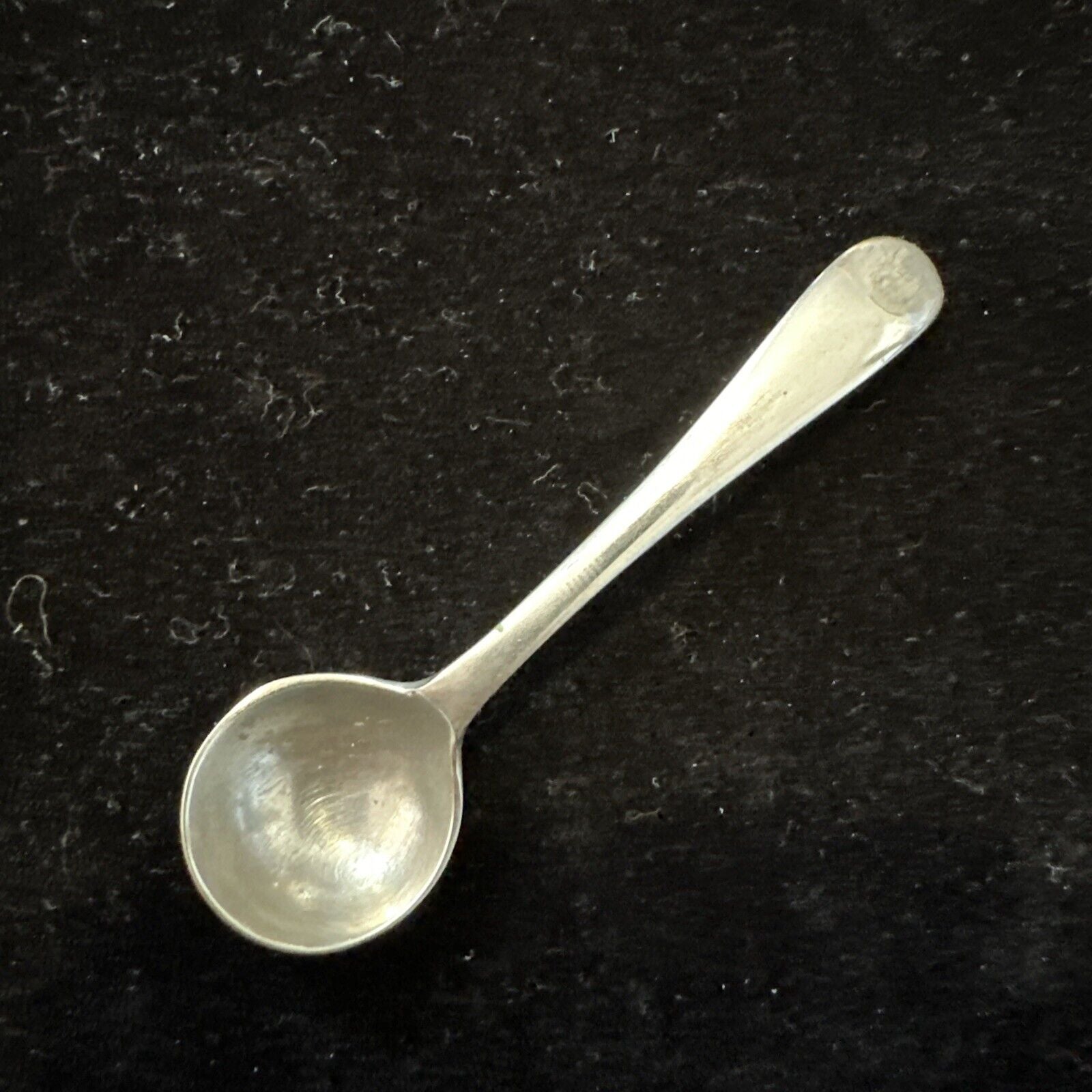 Antique Silver Plate Salt Spoon