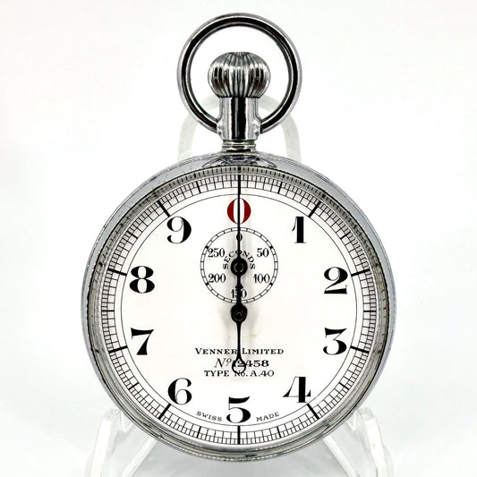 Vintage Venner Limited Stopwatch – Swiss Made – Type No. A.40 – Working – c.1950