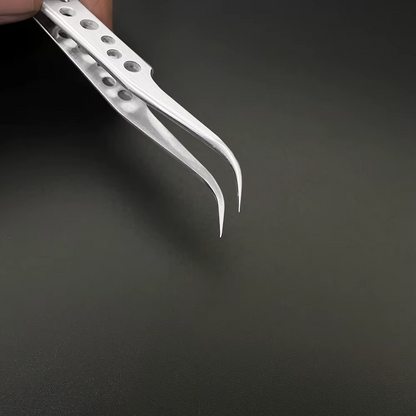 Brand New Stainless Steel Precision Tweezers – Straight & Curved – Fine Point