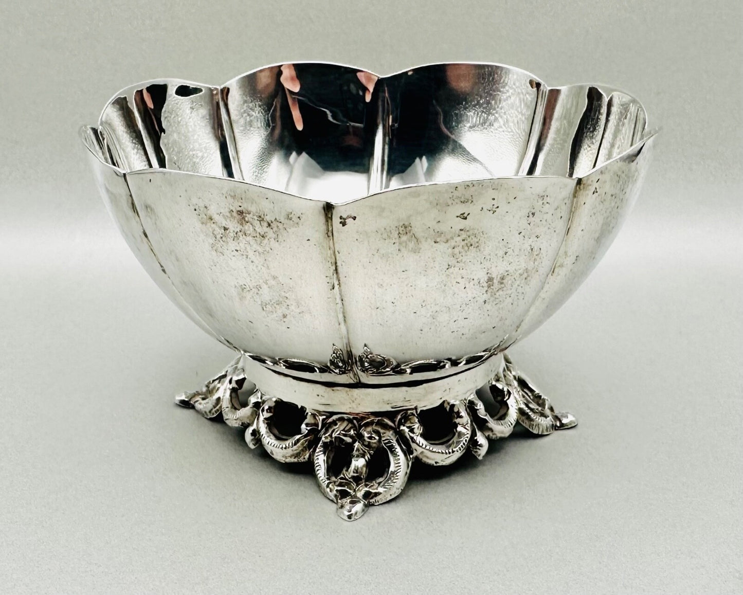 Antique Silver Bowl - 72.8g Stamped Silver