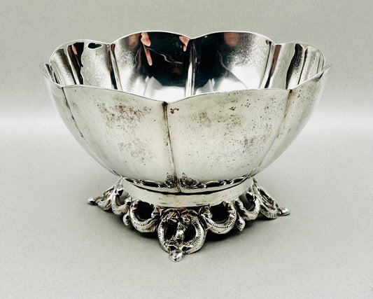 Antique Silver Bowl - 72.8g Stamped Silver