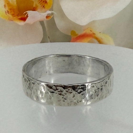 Vintage 925 Sterling Silver Rose Quartz Ring – UK Size Q – Rectangular Cabochon