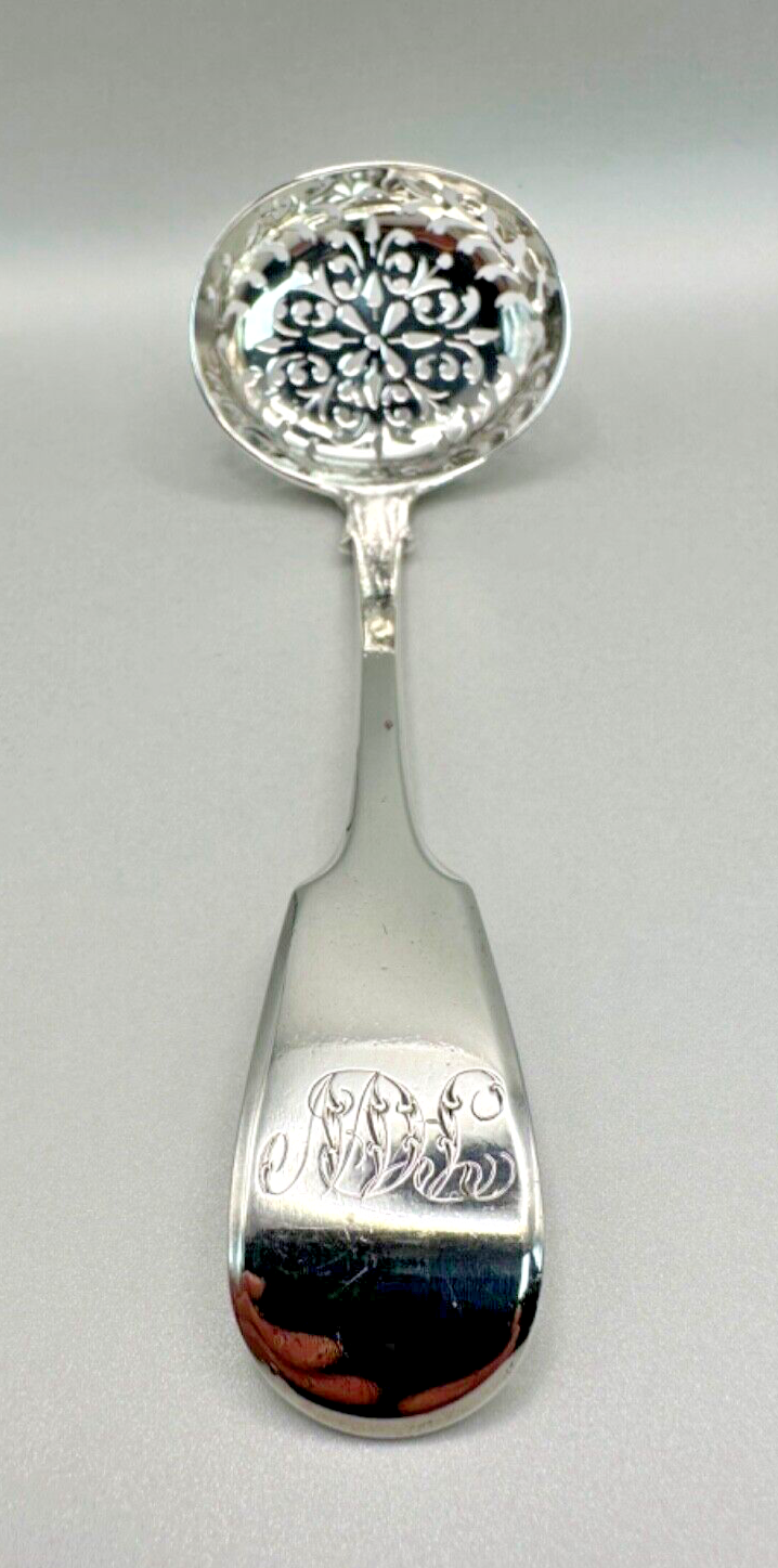 Antique Silver Pierced Sugar Sifter Ladle by John & Henry Lias, London 1837