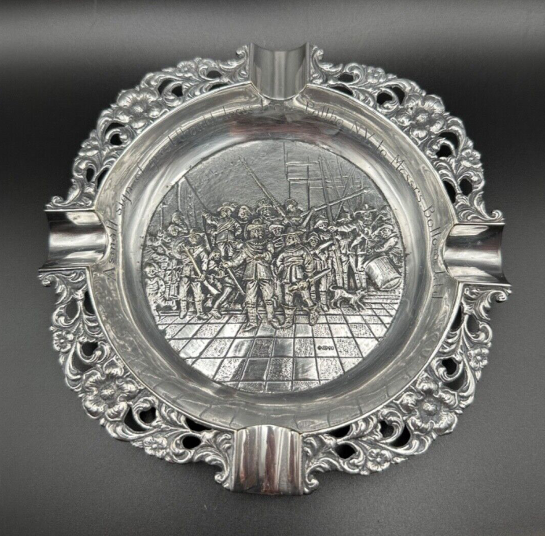 Vintage Silver Plate Ash Tray - Hendrik Hooijkaas