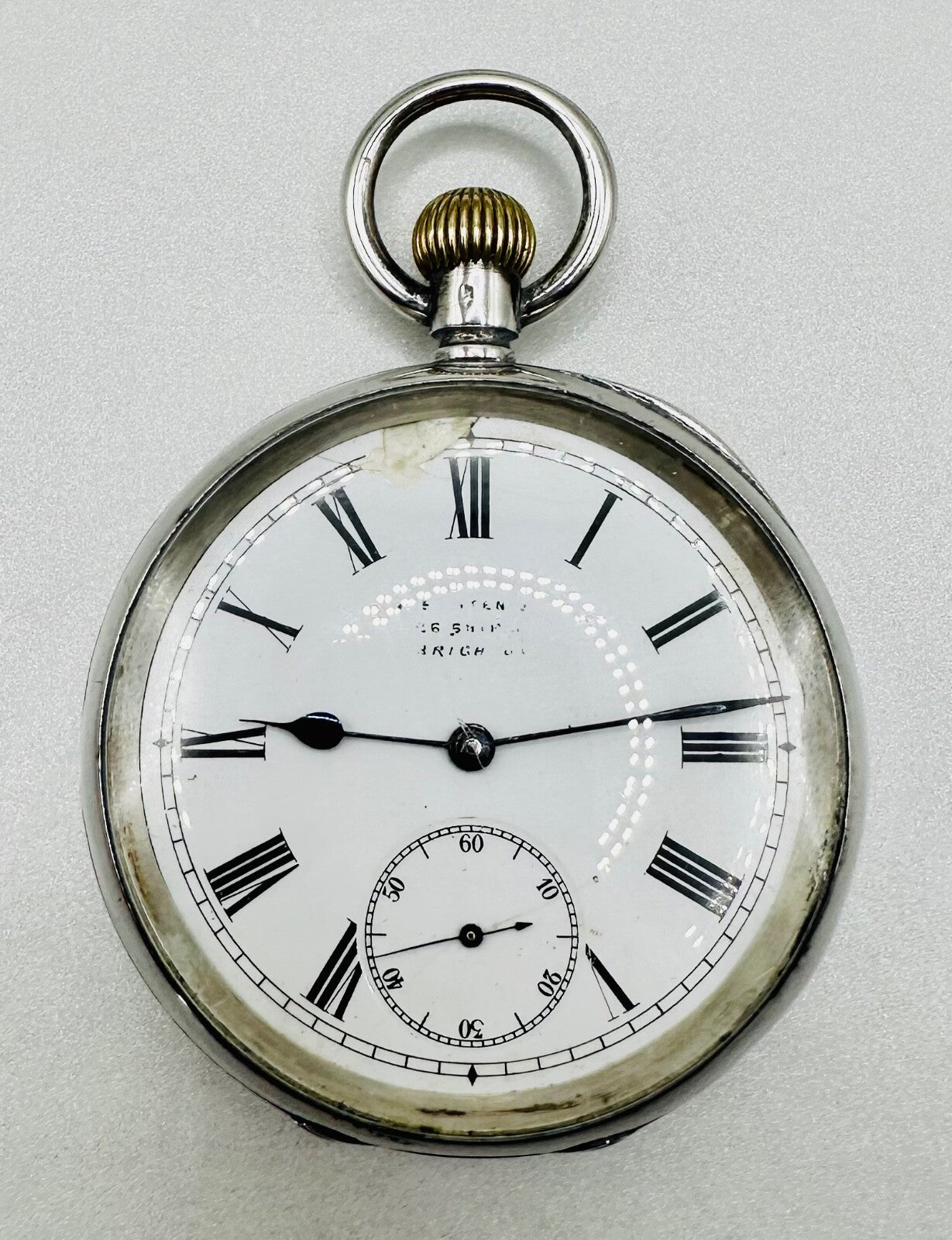 Antique Omega 935 Silver Pocket Watch (1894-1899) – Good Working Condition