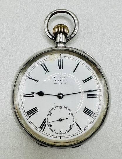 Antique Omega 935 Silver Pocket Watch (1894-1899) – Good Working Condition