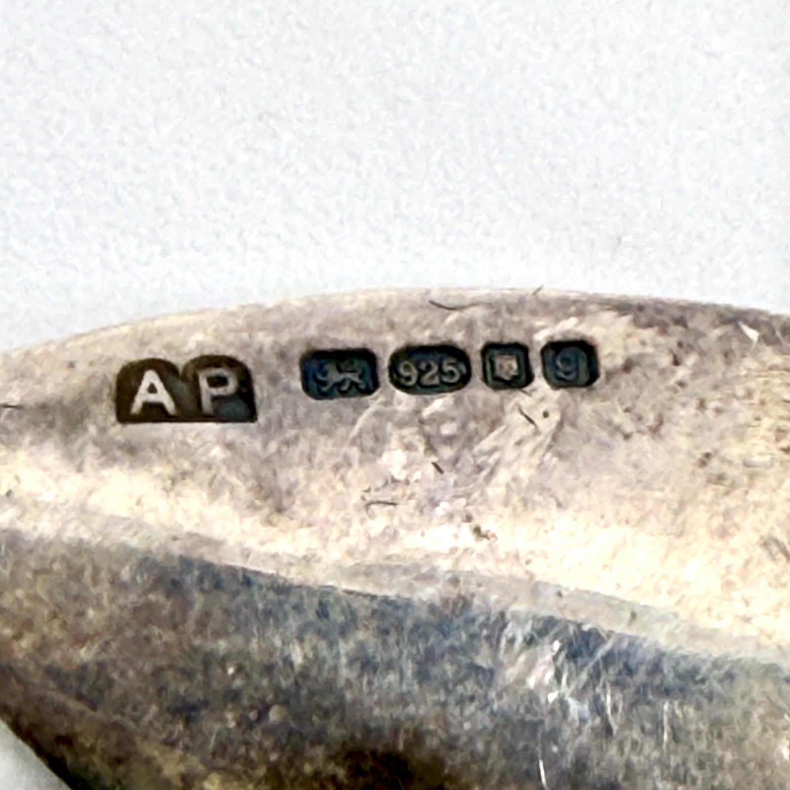 Handmade Sterling Silver Ivy Leaf Set by Ann Powell – Hallmarked London 2006