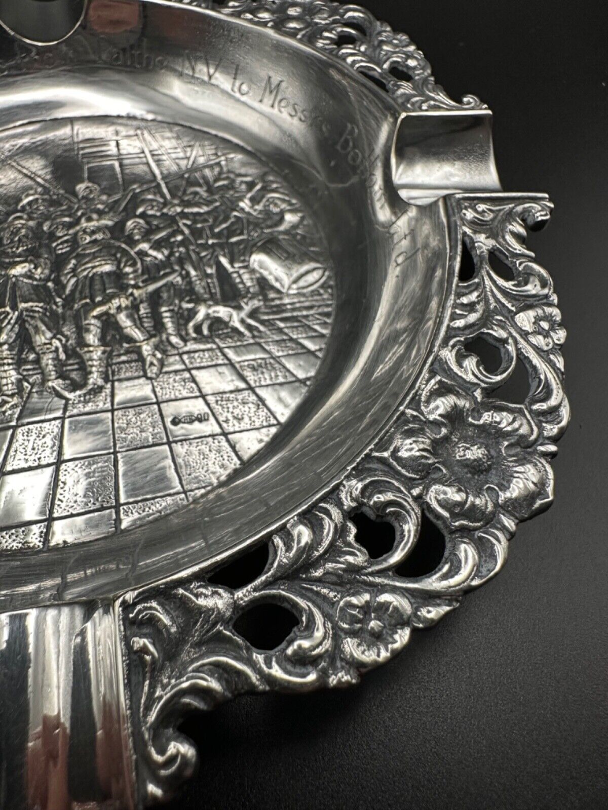 Vintage Silver Plate Ash Tray - Hendrik Hooijkaas