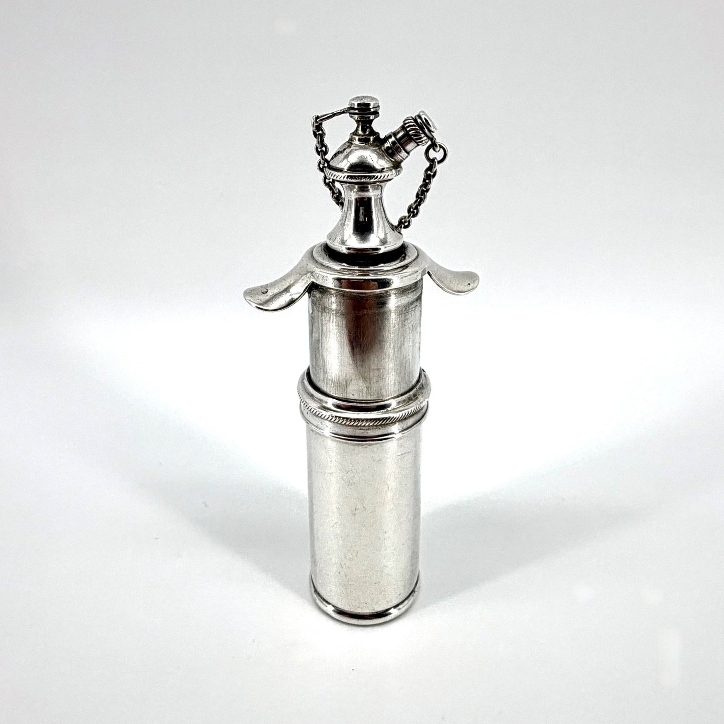 Antique Sterling Silver Scent Bottle / Atomiser – London Import 1913