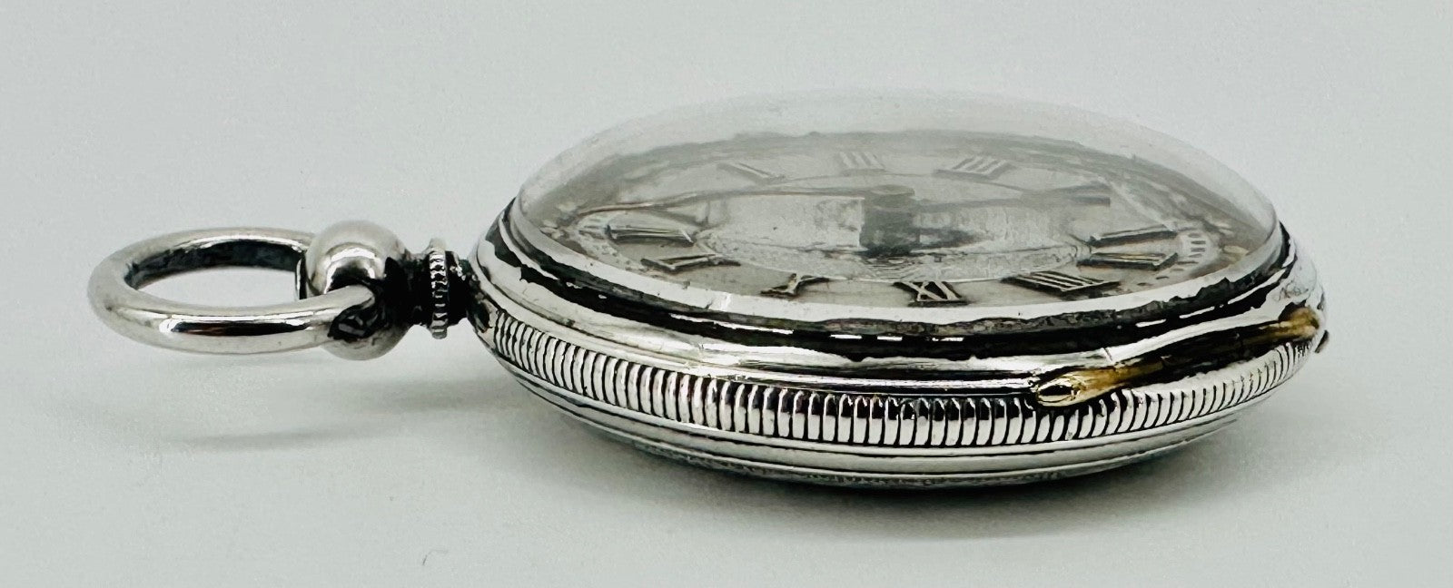 Antique Baume Genève Silver Pocket Watch, Matching Serials, Marked CB, c.1860-80