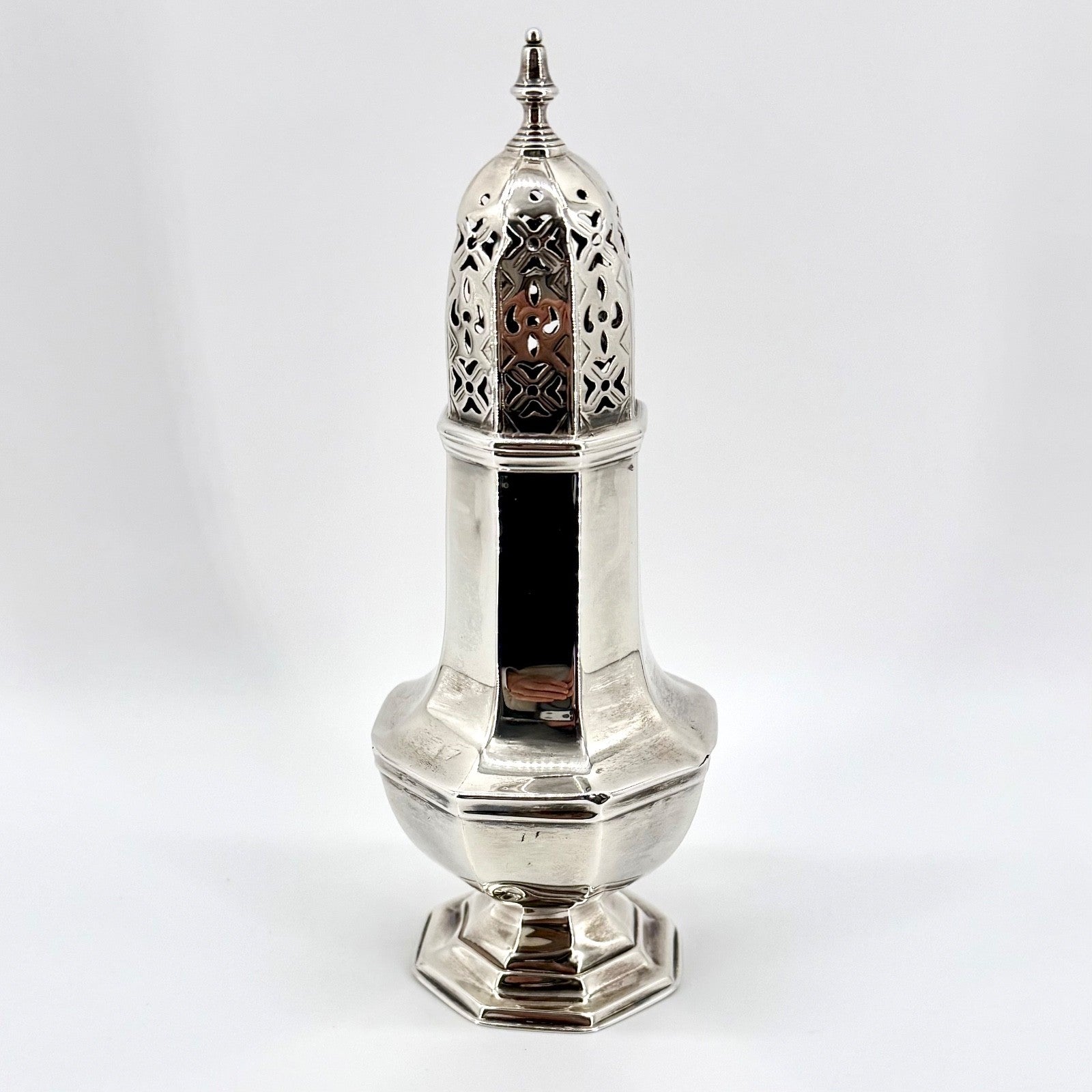 Antique Sterling Silver Sugar Caster – Sheffield 1901 Martin Hall & Co. - Boxed