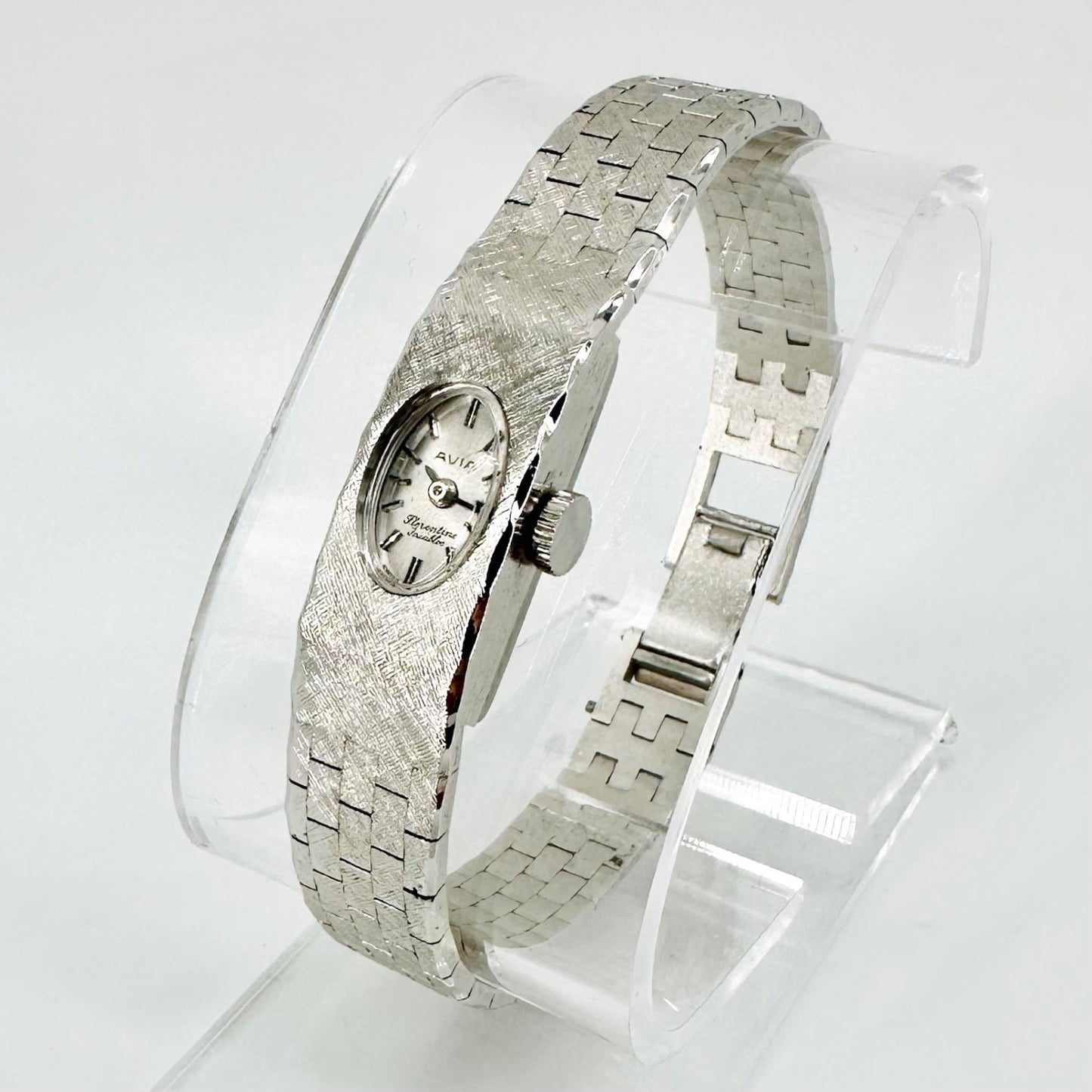 Vintage Ladies Avia Wristwatch – Swiss Made, 17 Jewels, Hand-Wind - FHF 59-21