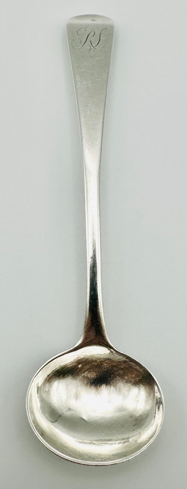 Antique Sterling Silver Salt Spoon – London 1815, George Day – 9.65g
