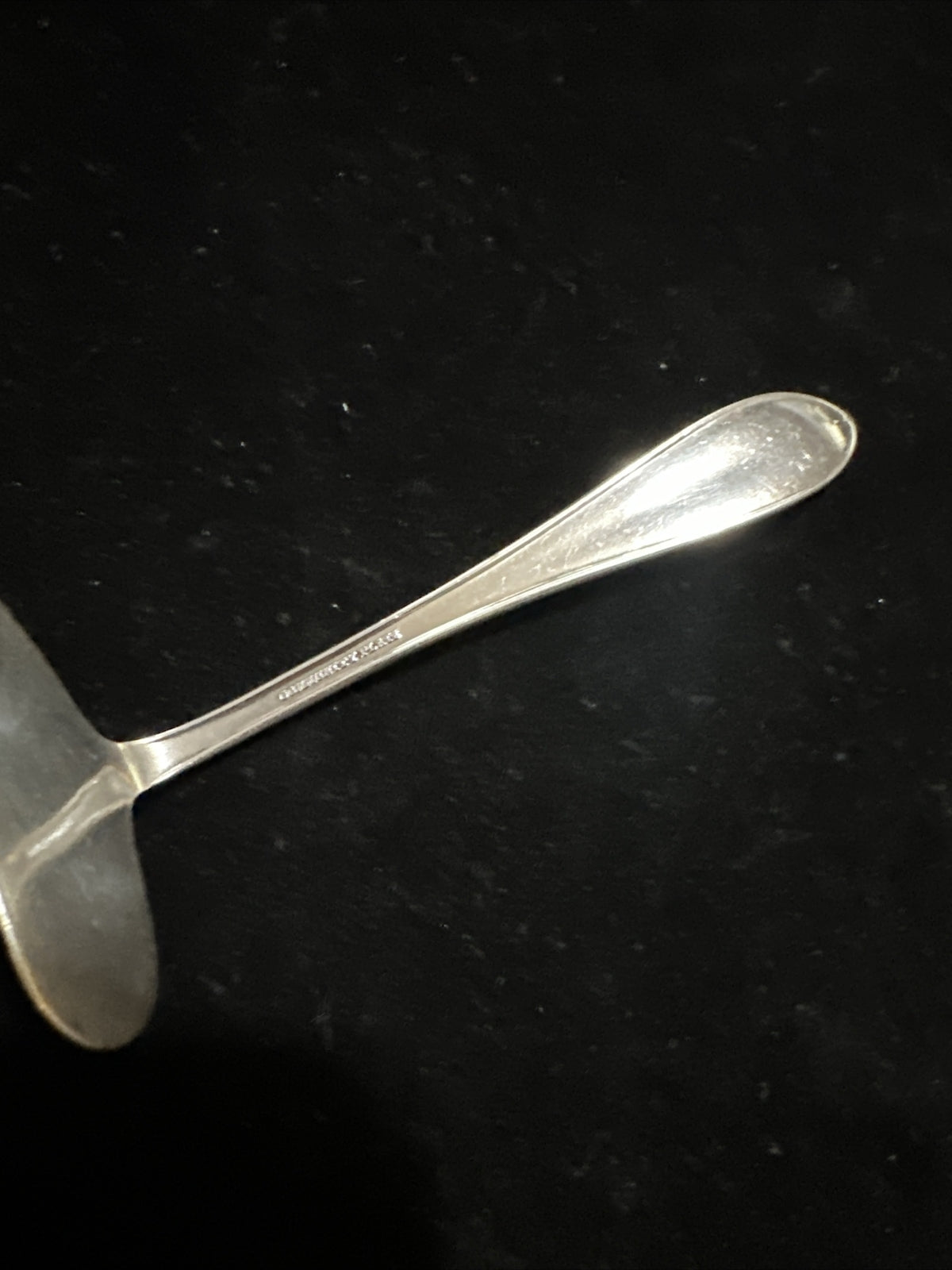 Antique Silver Plate Pusher - Community Plate
