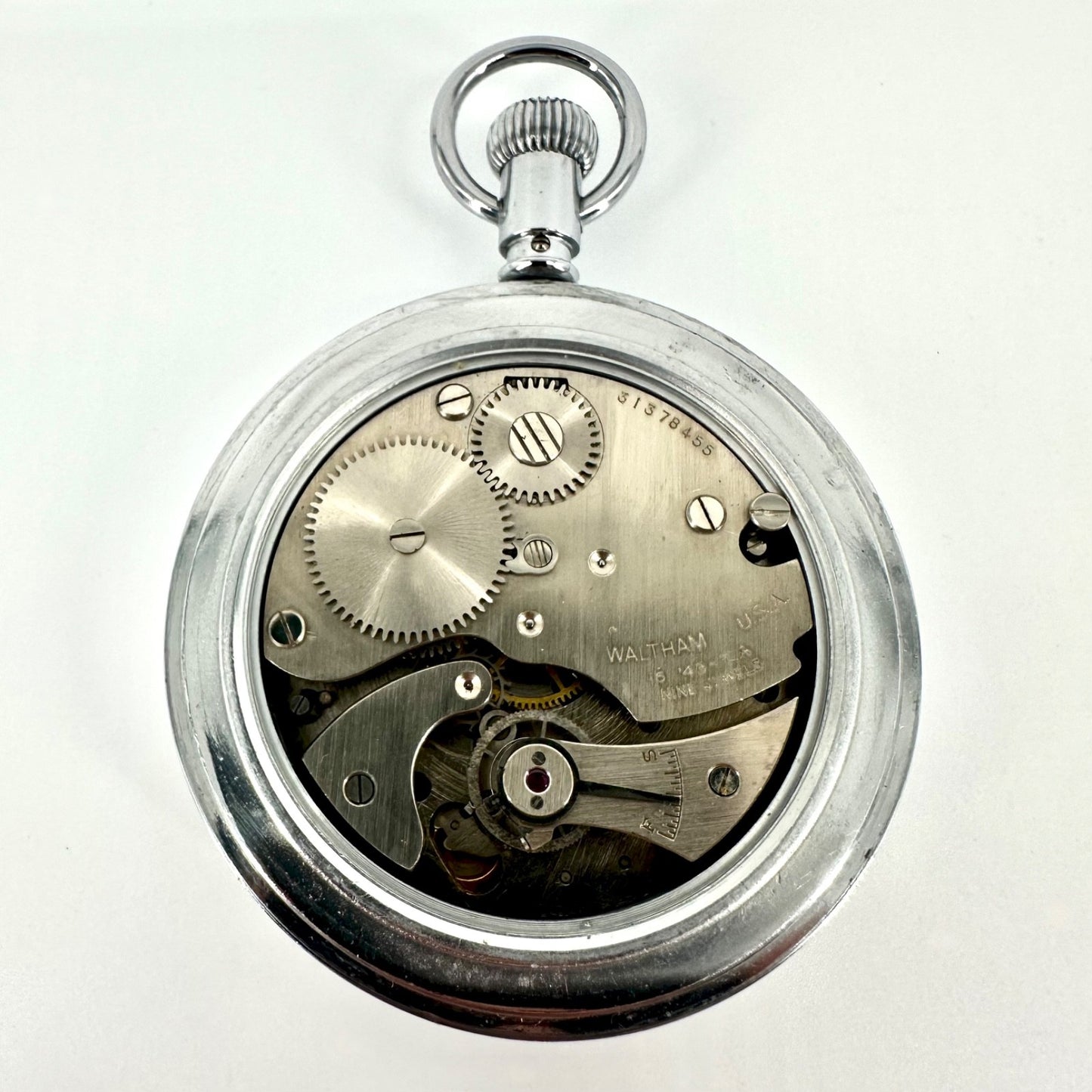 Waltham Admiralty Pattern No.6 Military Stopwatch, WW2 c.1943 - Working