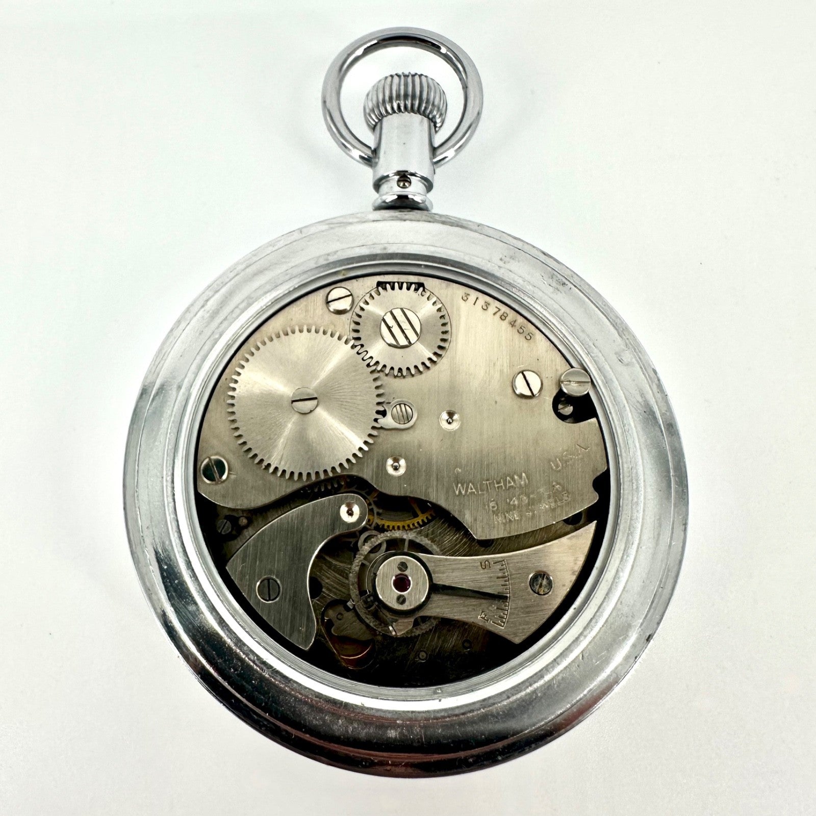 Waltham Admiralty Pattern No.6 Military Stopwatch, WW2 c.1943 - Working