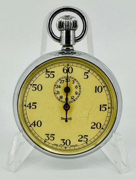 Vintage Smiths Mechanical Stopwatch – Working – Dennison Case
