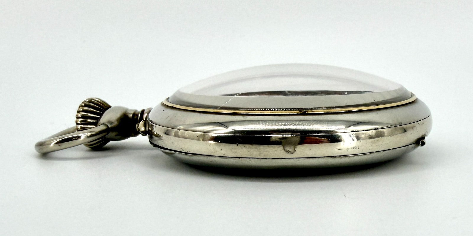 Antique Swiss “Chronomètre” Pocket Watch – Argentan Case – Working – c.1900