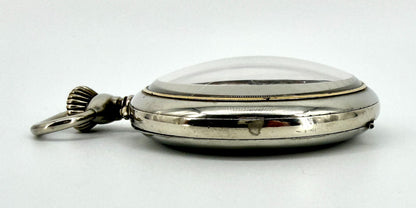Antique Swiss “Chronomètre” Pocket Watch – Argentan Case – Working – c.1900