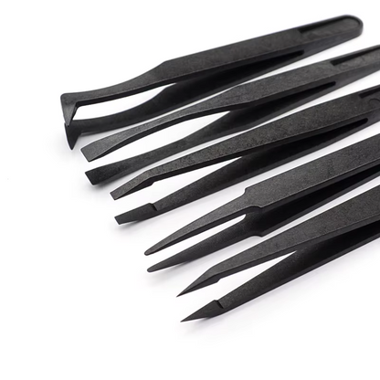 Set of 5 Composite Anti-Static Tweezers – Precision Watchmaker Tools Set
