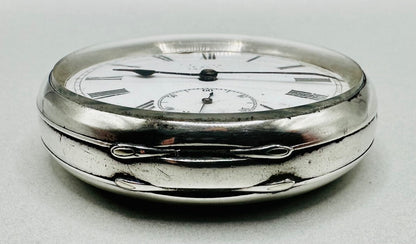 Antique Omega 935 Silver Pocket Watch (1894-1899) – Good Working Condition