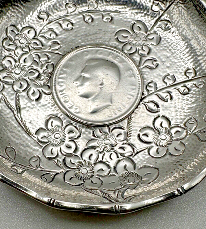 Sterling Silver Canadian Coin Dish - Hong Kong - Lee Yee Hing