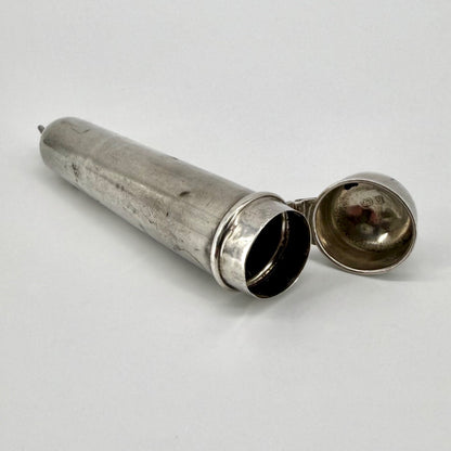 Antique Silver Cased Cheroot Holder – Birmingham 1919 – 18 R.G.P. – Edwardian