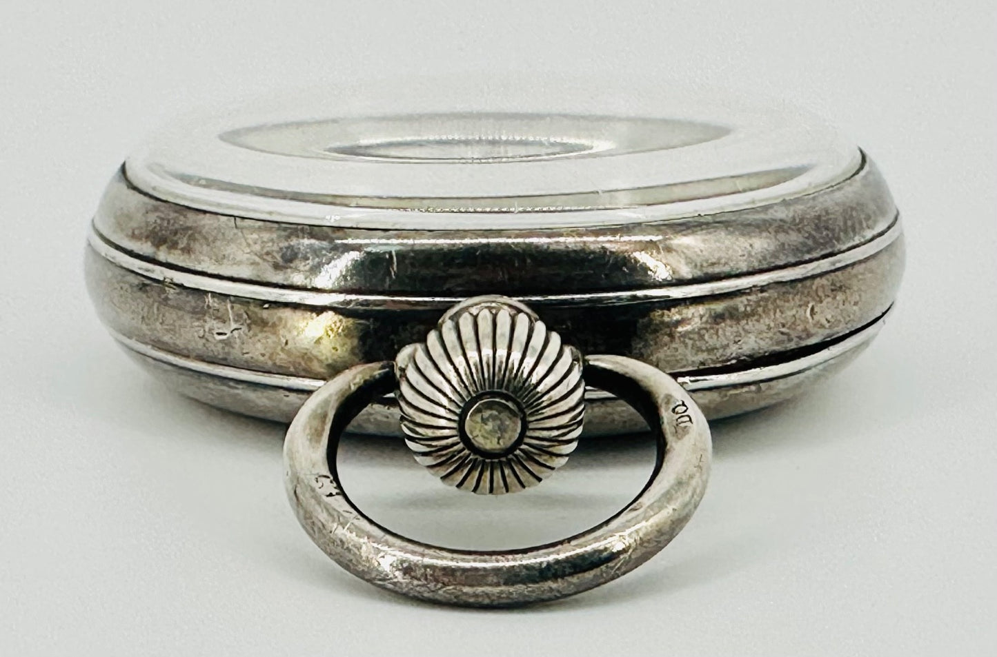 Antique Silver Pocket Watch - Dimier Frères & Co. - Birmingham 1920 - Working