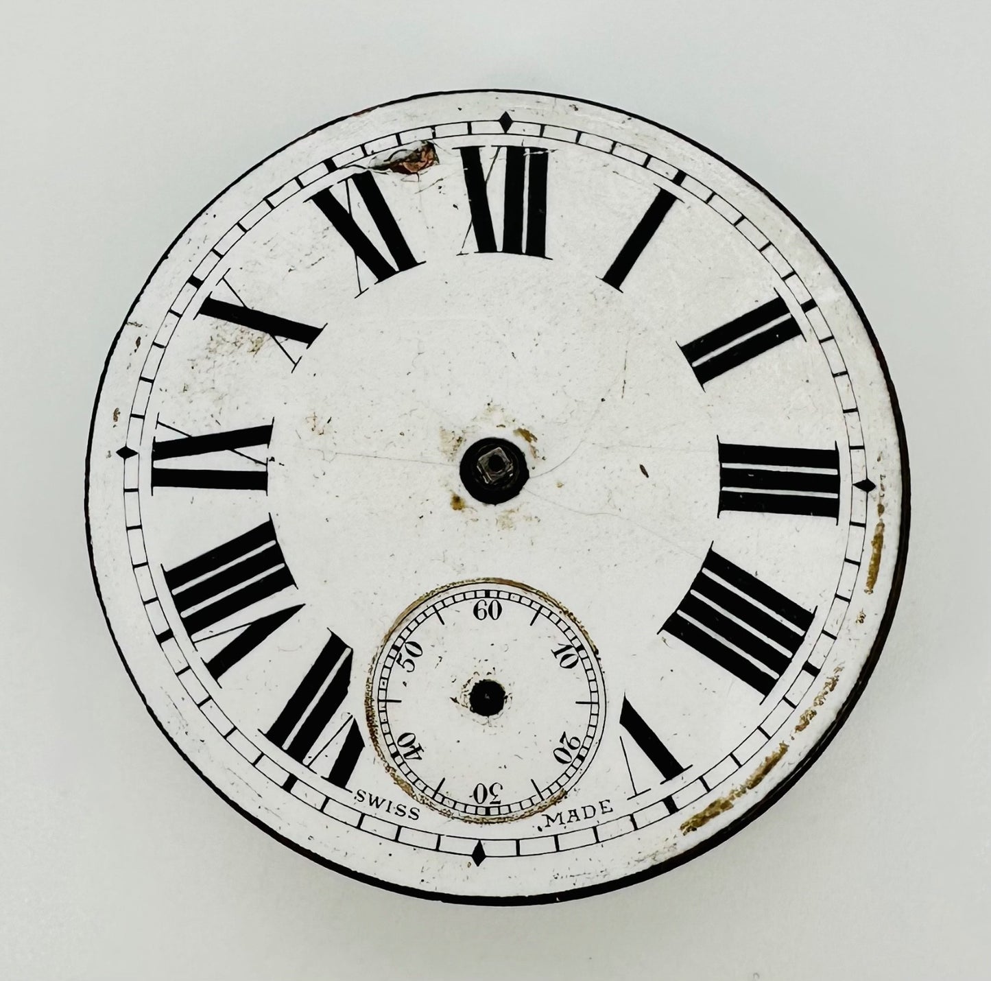 Antique Swiss Pocket Watch Movement – Spares or Repair