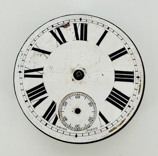 Antique Swiss Pocket Watch Movement – Spares or Repair