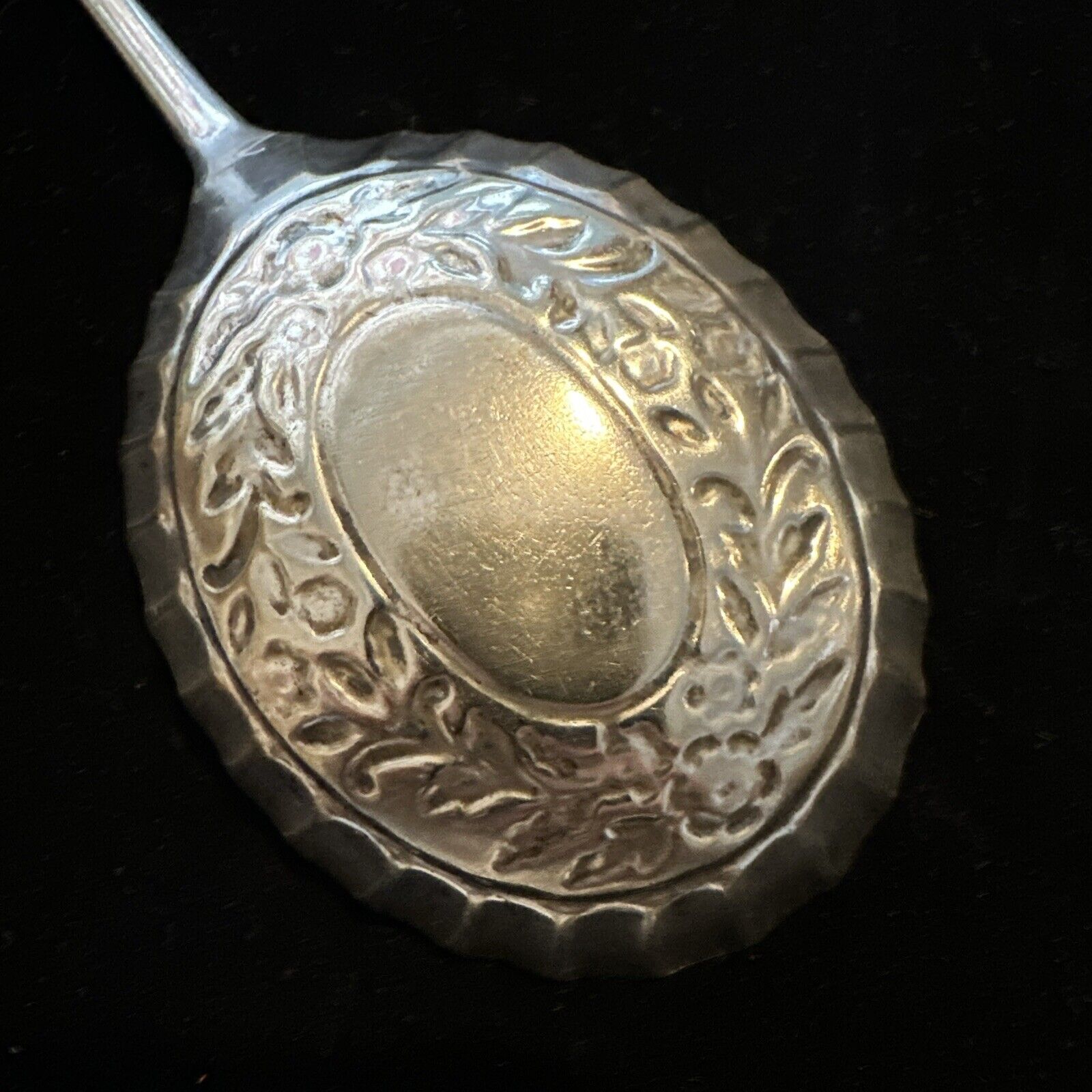 Antique Silver Plate Serving Spoon - James Dixon & Sons